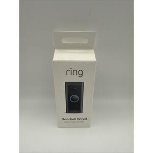 Ring - Wi-Fi Video Doorbell - Wired - Black